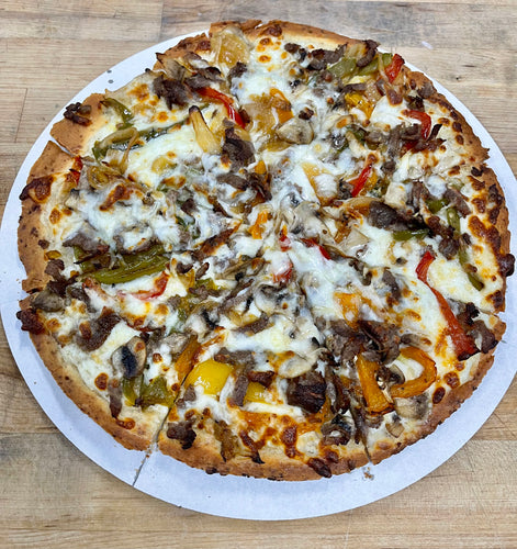 Philly Cheesesteak Pizza | GF