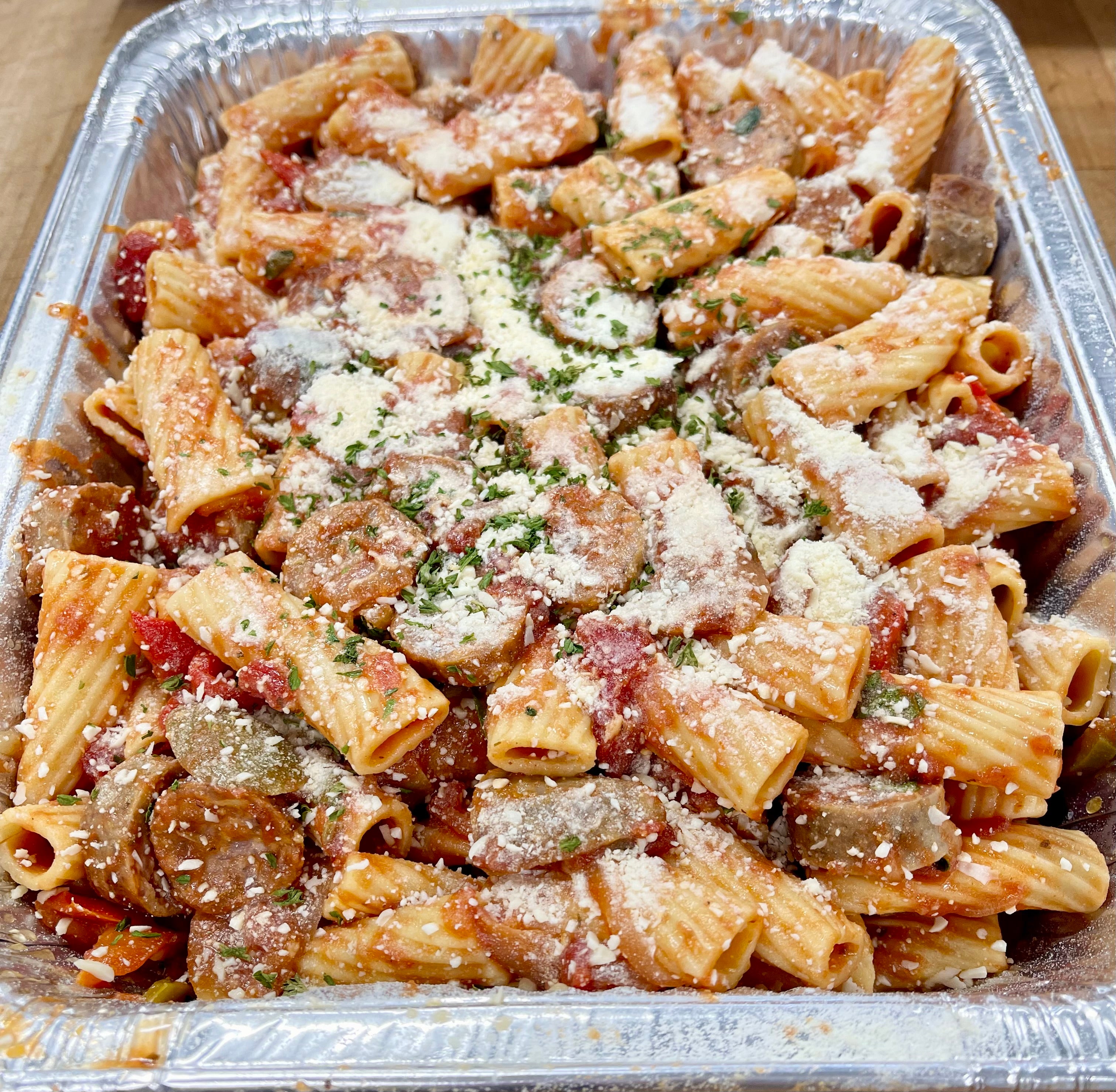 Baked Rigatoni with Italian Sausage