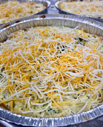 Quiche | Crustless Broccoli & Cheddar