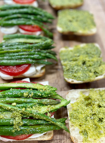 Ciabatta | Tomato, Mozzarella, Asparagus